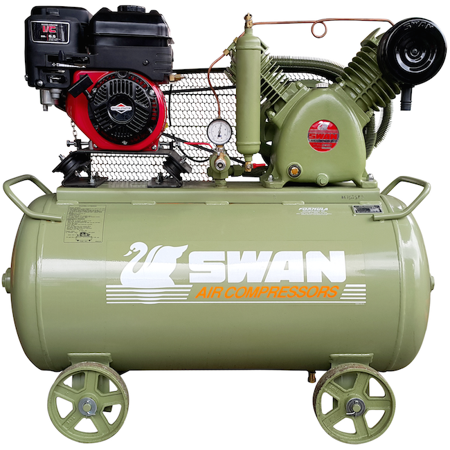 Swan Air Compressor 12Bar 6HP 960rpm 270L/min HVU-203E(L70N6) - Click Image to Close